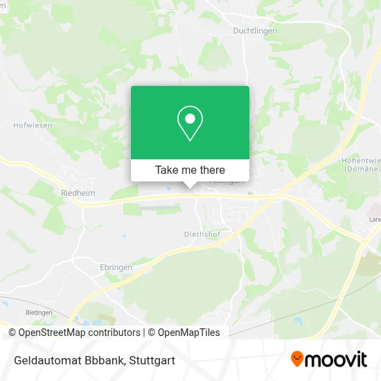 Geldautomat Bbbank map