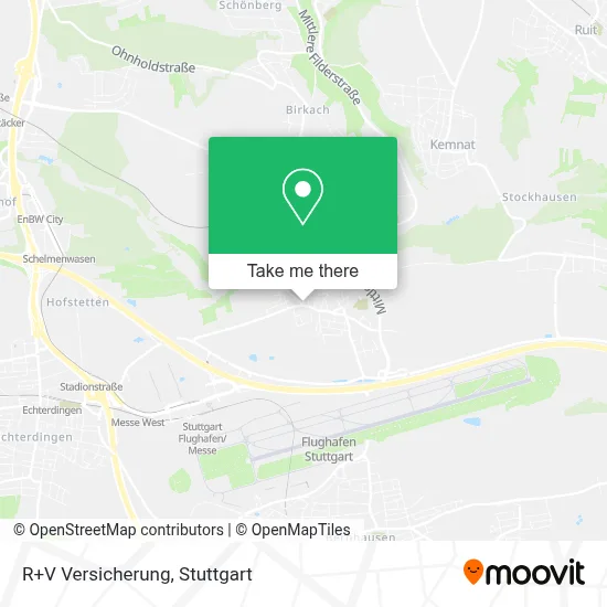 R+V Versicherung map