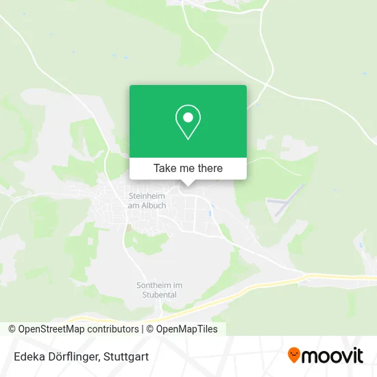 Edeka Dörflinger map
