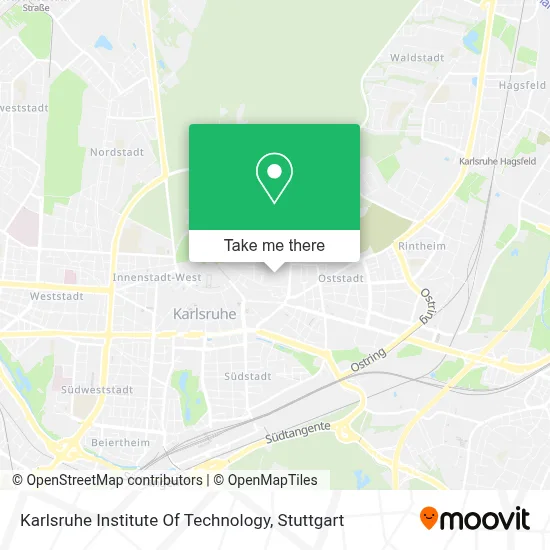 Karlsruhe Institute Of Technology map