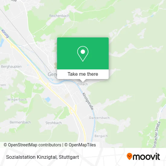 Sozialstation Kinzigtal map