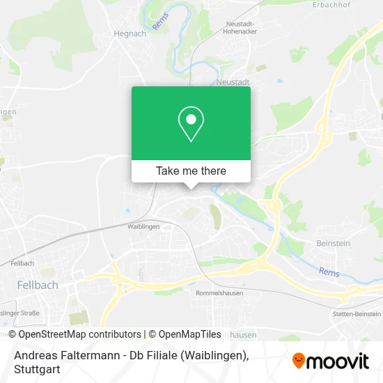 Andreas Faltermann - Db Filiale (Waiblingen) map