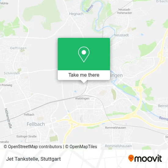 Jet Tankstelle map