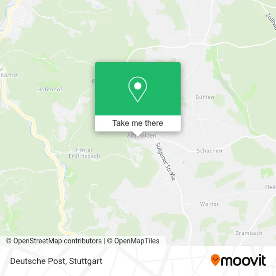 Deutsche Post map