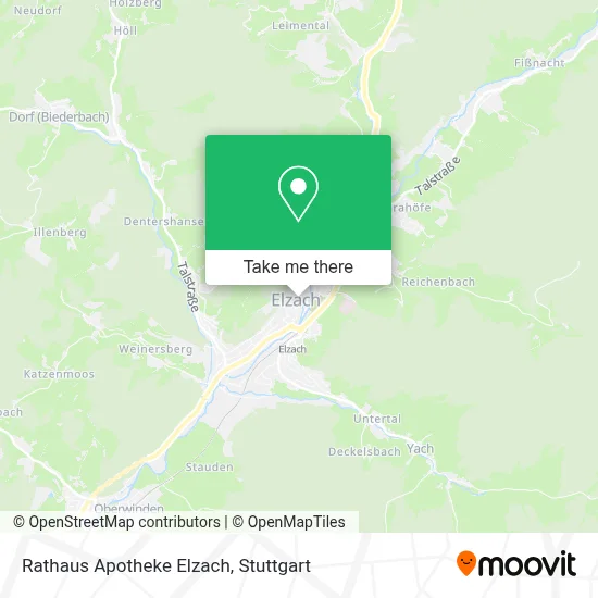 Rathaus Apotheke Elzach map