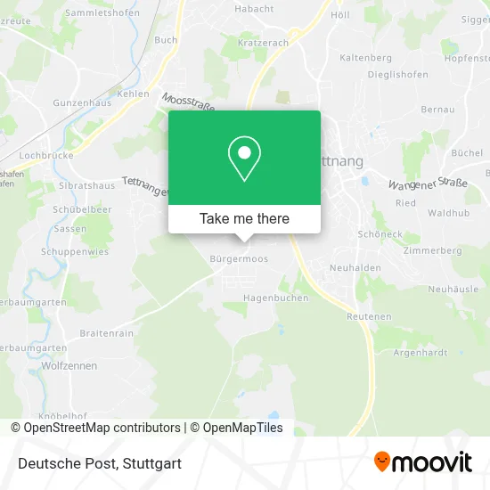 Deutsche Post map