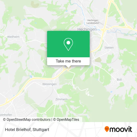Hotel Brielhof map