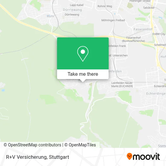 R+V Versicherung map
