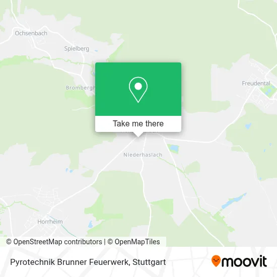 Pyrotechnik Brunner Feuerwerk map