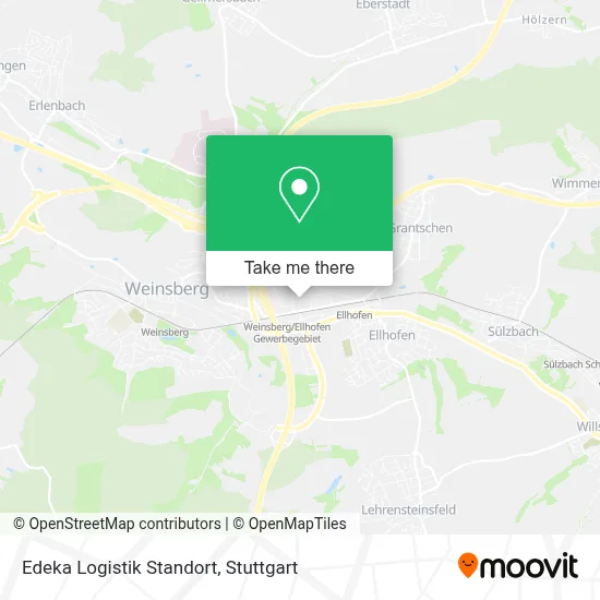 Edeka Logistik Standort map