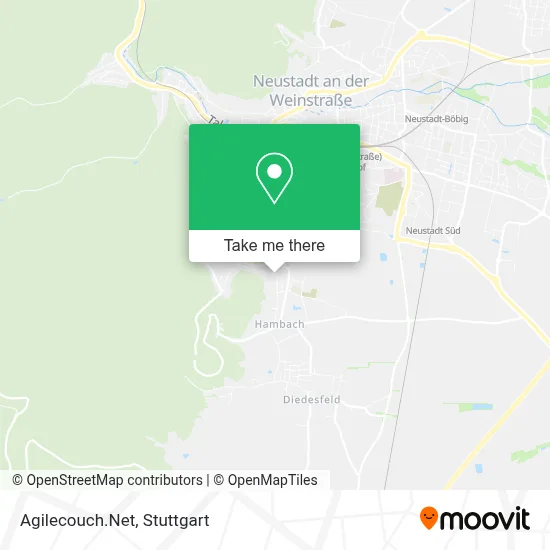Agilecouch.Net map