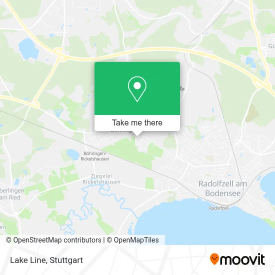 Lake Line map