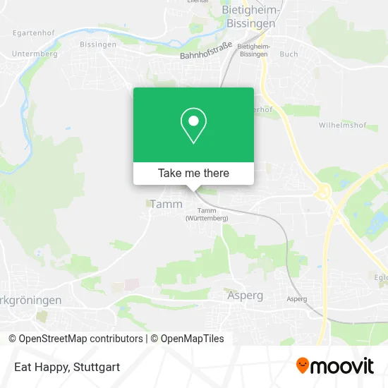 Eat Happy map