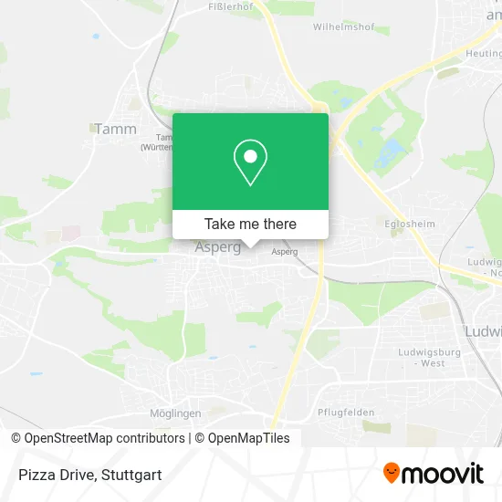 Pizza Drive map