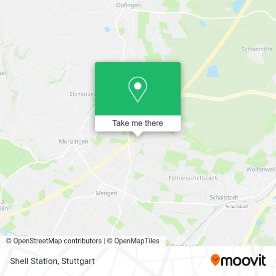 Shell Station map