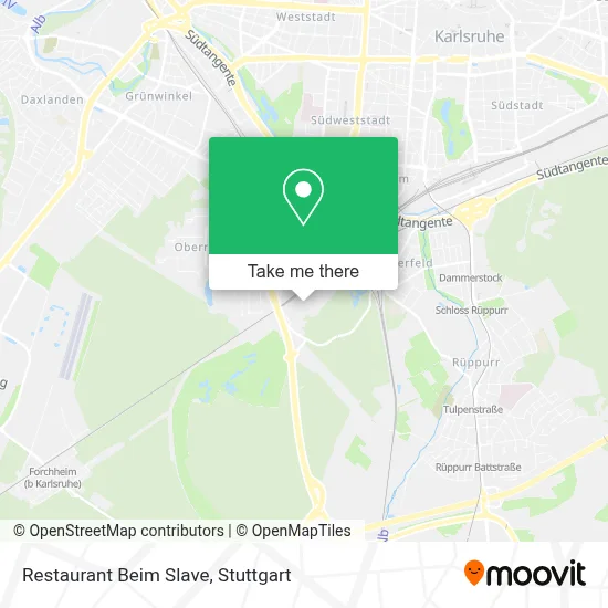 Restaurant Beim Slave map
