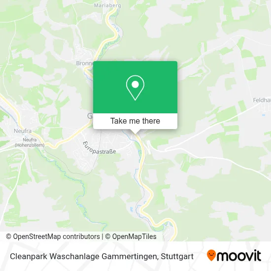 Cleanpark Waschanlage Gammertingen map