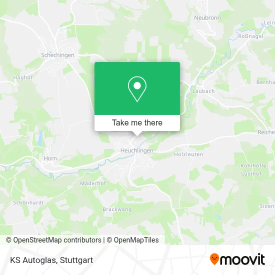 KS Autoglas map