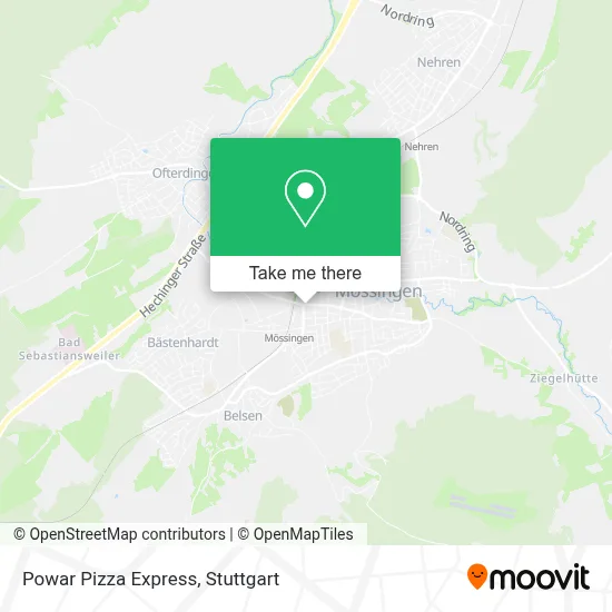 Powar Pizza Express map