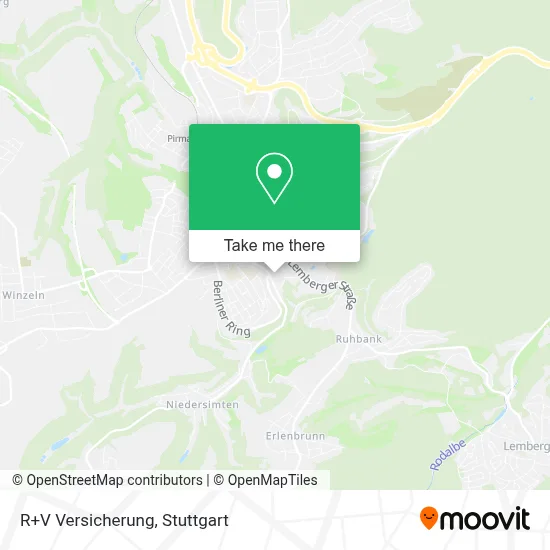 R+V Versicherung map