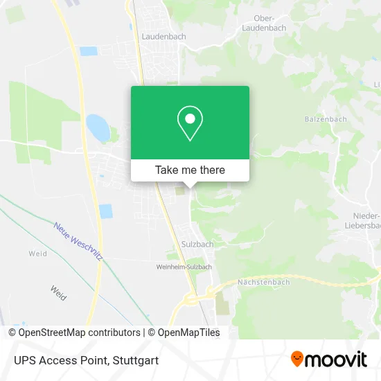 Ups Access Point map