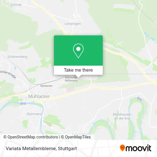 Variata Metallembleme map
