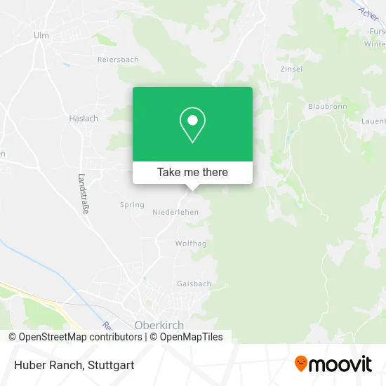 Huber Ranch map