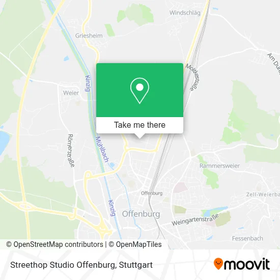 Streethop Studio Offenburg map