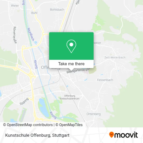 Kunstschule Offenburg map