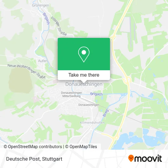 Deutsche Post map