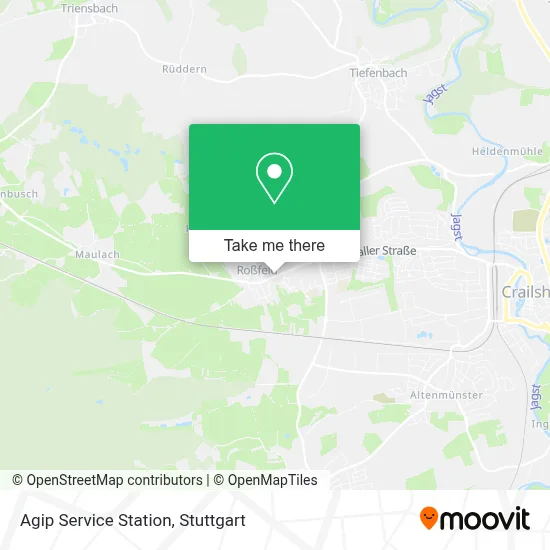 Agip Service Station map