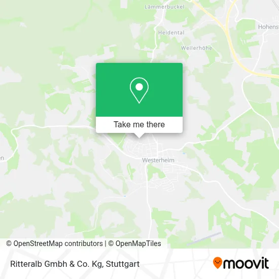 Ritteralb Gmbh & Co. Kg map