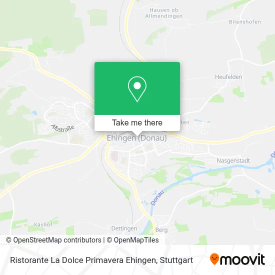 Ristorante La Dolce Primavera Ehingen map