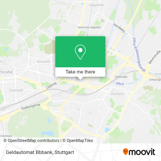 Geldautomat Bbbank map