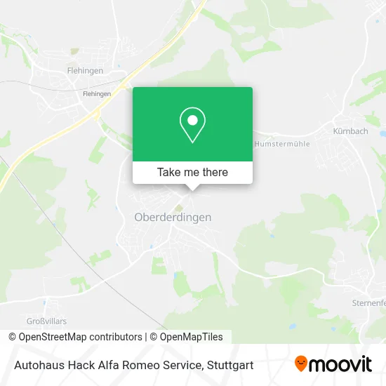 Autohaus Hack Alfa Romeo Service map