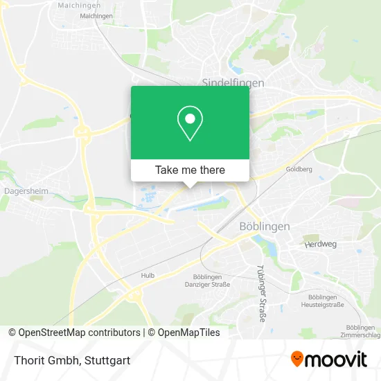 Thorit Gmbh map