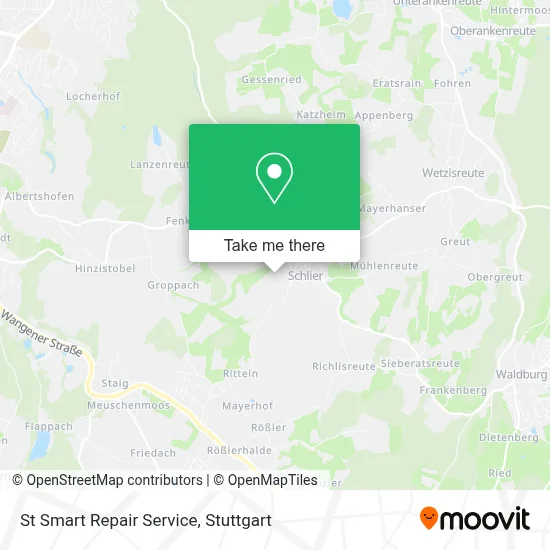 St Smart Repair Service map