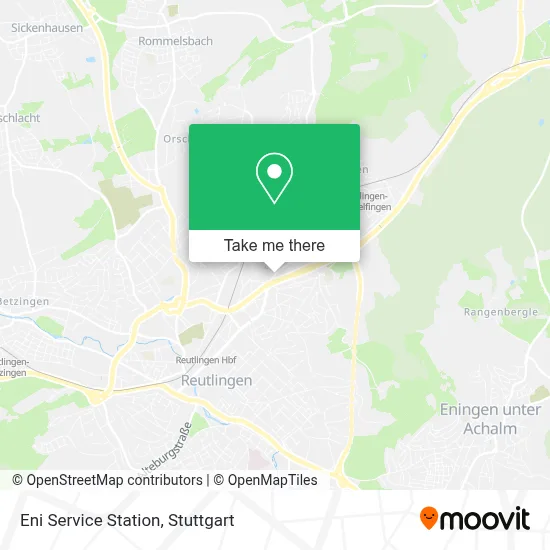 Eni Service Station map
