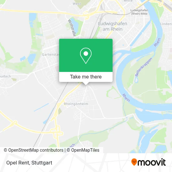 Opel Rent map