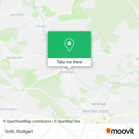 Gofit map