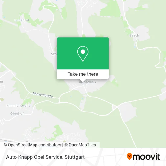 Auto-Knapp Opel Service map