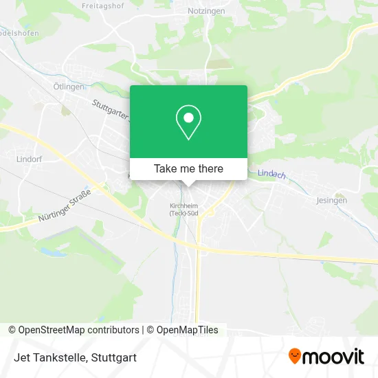 Jet Tankstelle map