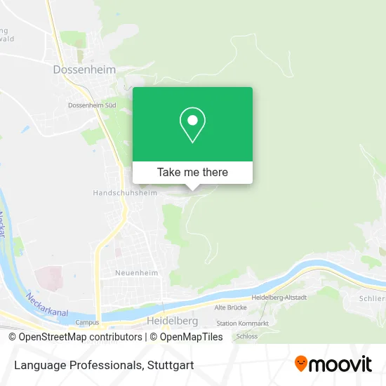 Language Professionals map