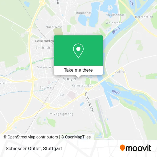 Schiesser Outlet map