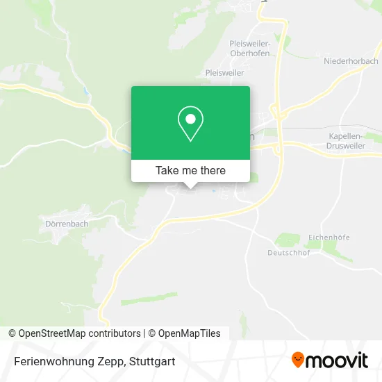 Ferienwohnung Zepp map