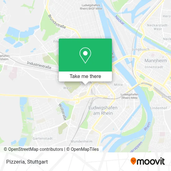 Pizzaria map