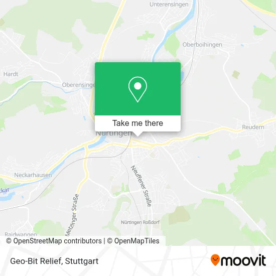 Geo-Bit Relief map