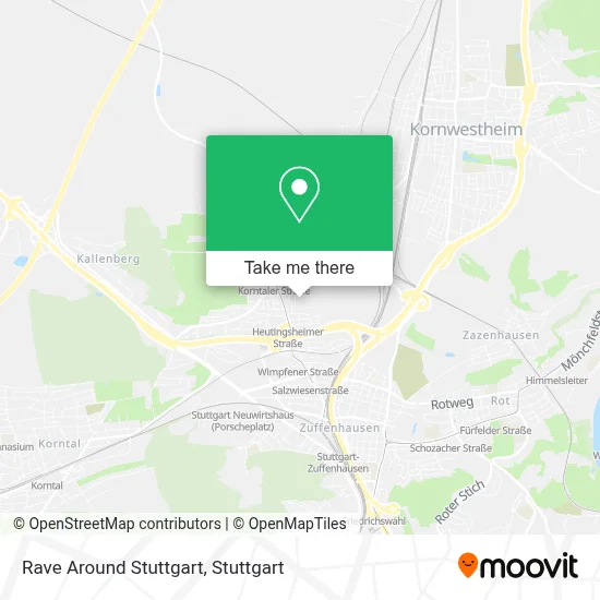 Rave Around Stuttgart map