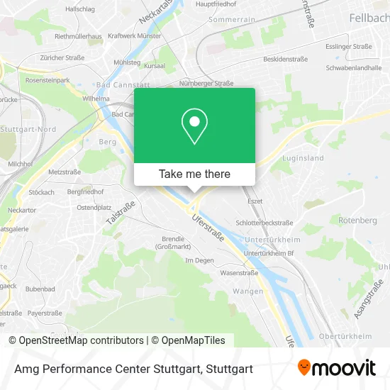 Amg Performance Center Stuttgart map