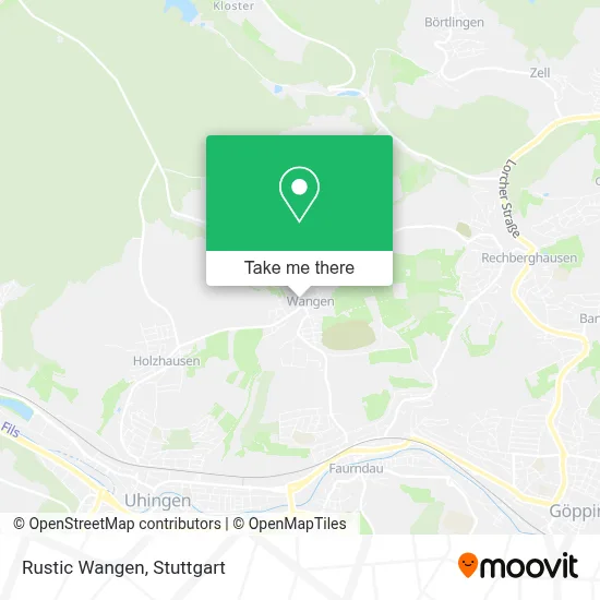 Rustic Wangen map